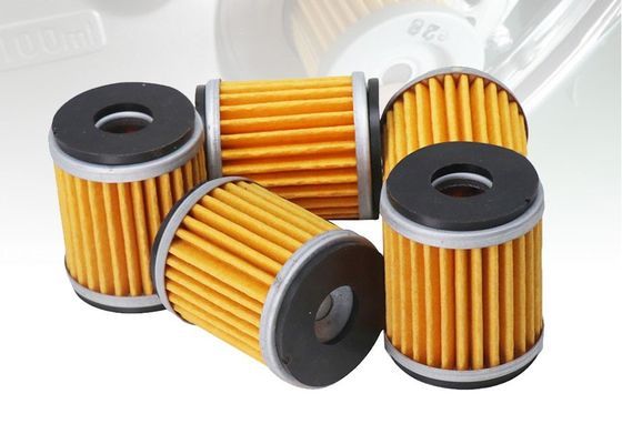 Torch Chất lượng cao và Hiệu quả Hệ thống nhiên liệu động cơ xe máy Phần tử lọc dầu Giấy lọc màu vàng phù hợp với HF141 / 200